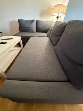 Sofá Cama Chaise Longue Gris