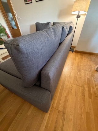 Sofá Cama Chaise Longue Gris