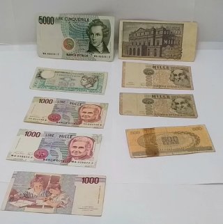 Raccolta di Banconote Antiche Italiane Lira