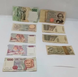 Raccolta di Banconote Antiche Italiane Lira