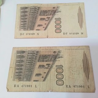 Raccolta di Banconote Antiche Italiane Lira
