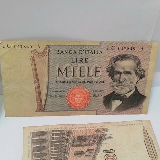 Raccolta di Banconote Antiche Italiane Lira