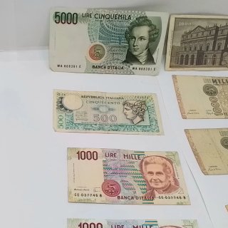 Raccolta di Banconote Antiche Italiane Lira
