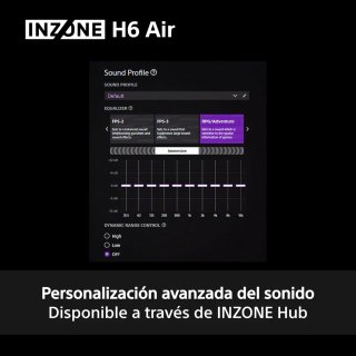 Auriculares Gaming Sony INZONE H6 Negro