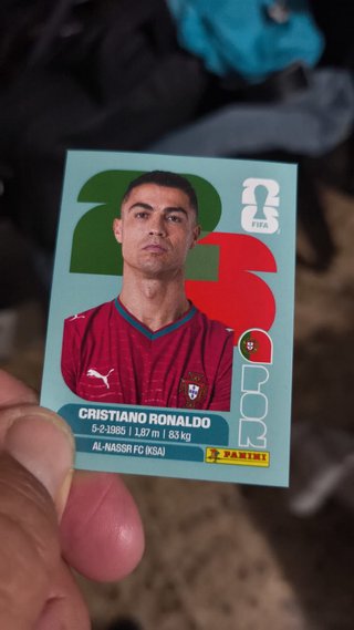 Cromo Cristiano Ronaldo CR7 Panini FIFA
