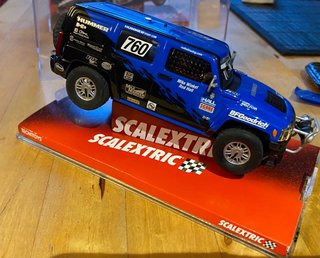 Scalextric Hummer H3 4x4 Tecnitoys con urna