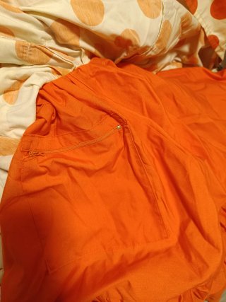 Traje Flamenca Artesano Lunares Naranja T.36