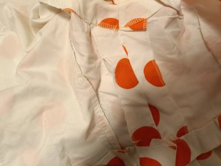 Traje Flamenca Artesano Lunares Naranja T.36