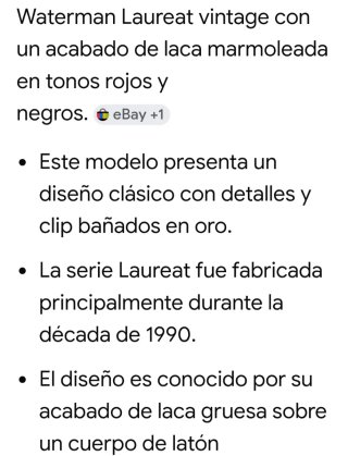 ANTIGUO BOLÍGRAFO WATERMAN LAUREAT