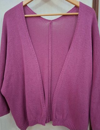 Cardigan Mujer Fucsia Talla Única