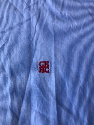 Camisa Carolina Herrera Azul Talla L