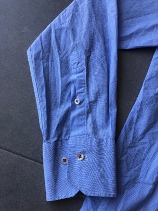Camisa Carolina Herrera Azul Talla L