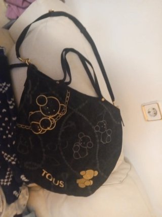 Bolso Tous Negro con Ositos
