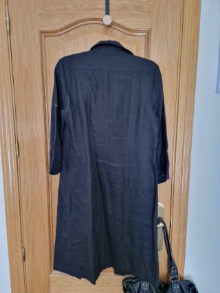 Gabardina Ralph Lauren Negra Talla M
