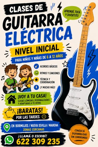 Clases de guitarra nivel inicial