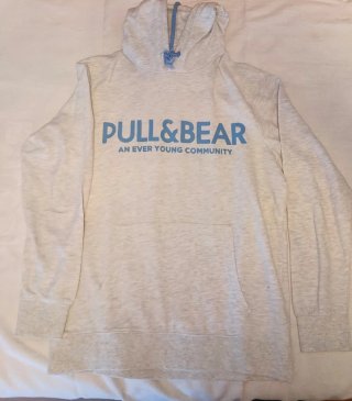 Sudadera Pull&Bear Gris y Azul