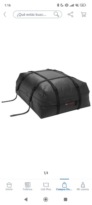 Bolsa portaequipajes