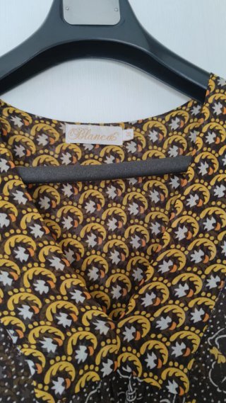 Blusón Oversize Estampado Retro Vintage Talla S