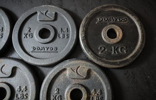Lote 5 discos mancuernas 2 kg - Total 10 kg