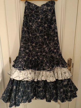 Traje Flamenca 2 Piezas Micaela Villa T.40