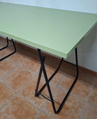 MESA DE ESTUDIO ESCRITORIO  VERDE CLARO 150x90