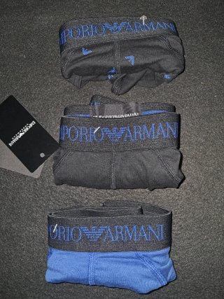 Emporio Armani 3 Pack Briefs Algodón