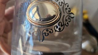 Set bottiglia liquore e 6 bicchieri