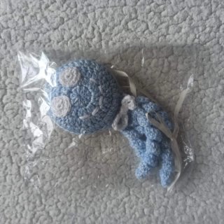 Pulpo bebé crochet azul