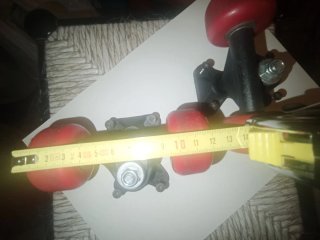 Ejes y ruedas para skate, monopatin