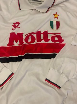 Maglia Milan 1993/1994 Away Lotto Motta - Numero 6
