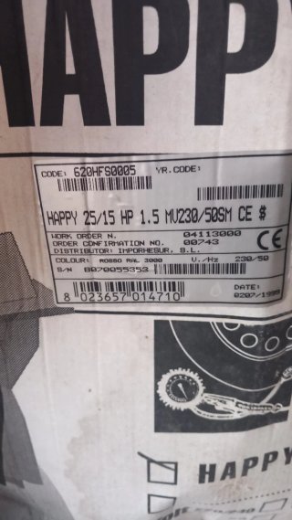 Compresor de aire HP 1.5