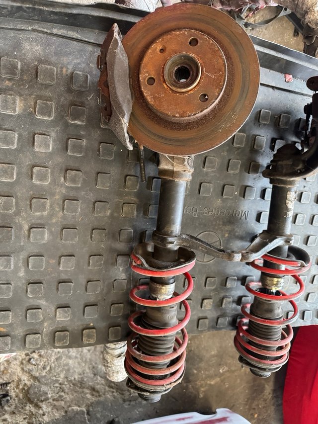 Manguetas Citroën AX GT con muelles rojos -3-4