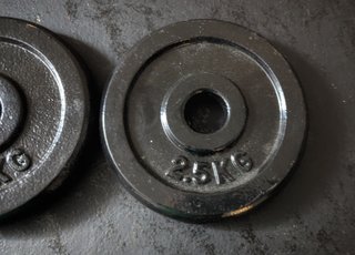 Lote 2 discos mancuernas 2.5 kg - Total 5 kg