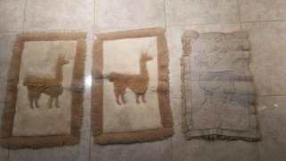 Set 3 Tappeti/SCENDILETTO Peru Lana Alpaca