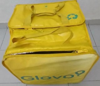 Mochila Glovo Amarilla
