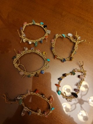 Pulsera piedras naturales multicolor