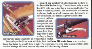 Frenos de Bicicleta kona Curve 1996