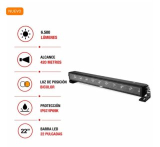 Barra LED 22 Largo Alcance Fargo Tools