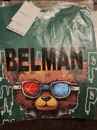 Suéter Belman Design Oso Gafas XL