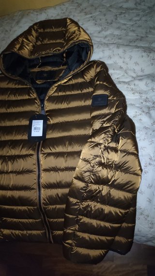 Piumino Esercito Italiano Oro Metallizzato Nuovo