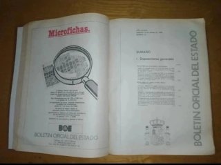 Libro B.O.E. Boletín oficial del estado (1990)