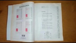 Libro B.O.E. Boletín oficial del estado (1990)