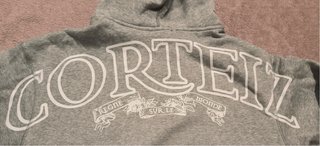 Sudadera Corteiz con cremallera gris