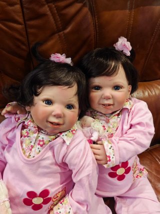 Bebés Reborn Gemelas Gran Tamaño