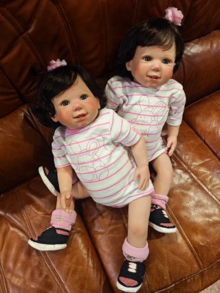 Bebés Reborn Gemelas Gran Tamaño