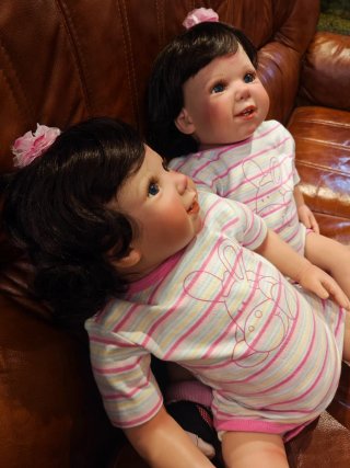 Bebés Reborn Gemelas Gran Tamaño
