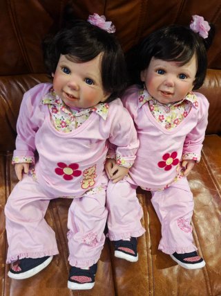 Bebés Reborn Gemelas Gran Tamaño