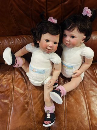 Bebés Reborn Gemelas Gran Tamaño