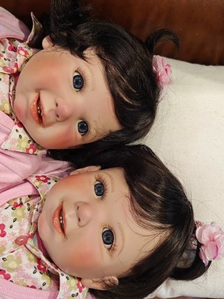 Bebés Reborn Gemelas Gran Tamaño