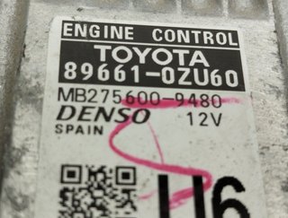 Centralita motor toyota 5080699 896610zu60 auris
